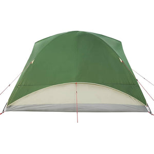 vidaXL Family Tent Tunnel 6-Person Green Waterproof