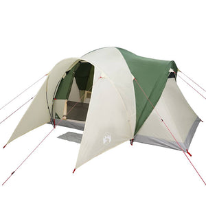 vidaXL Family Tent Dome 6-Person Green Waterproof