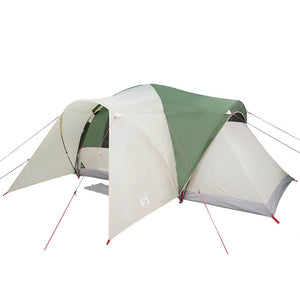 vidaXL Family Tent Dome 6-Person Green Waterproof