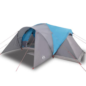 vidaXL Family Tent Dome 6-Person Blue Waterproof