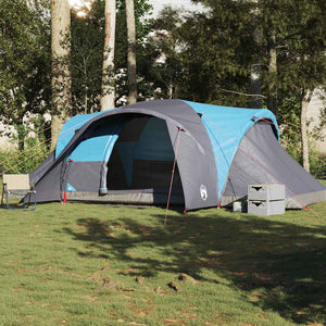 vidaXL Family Tent Dome 6-Person Blue Waterproof