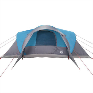 vidaXL Family Tent Dome 6-Person Blue Waterproof