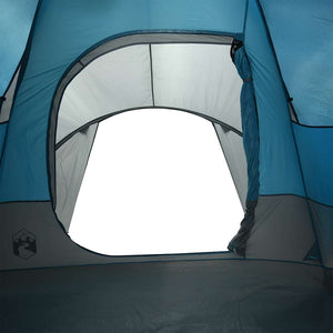 vidaXL Family Tent Dome 6-Person Blue Waterproof