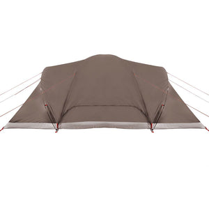 vidaXL Family Tent Dome 6-Person Brown Waterproof