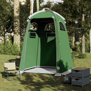 vidaXL Shower Tent Green Waterproof