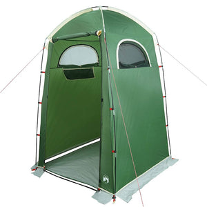 vidaXL Shower Tent Green Waterproof