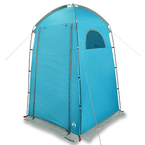 vidaXL Shower Tent Blue Waterproof