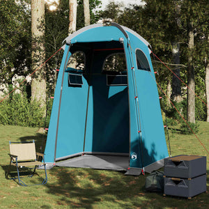 vidaXL Shower Tent Blue Waterproof