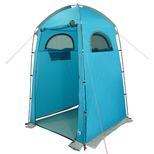 vidaXL Shower Tent Blue Waterproof