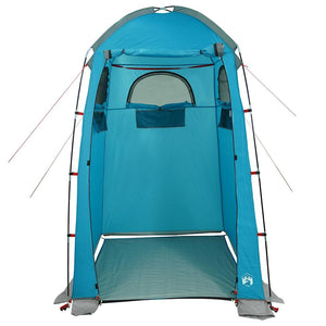 vidaXL Shower Tent Blue Waterproof