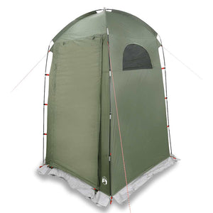 vidaXL Shower Tent Olive Green Waterproof