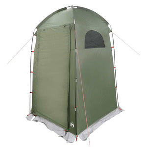 vidaXL Shower Tent Olive Green Waterproof