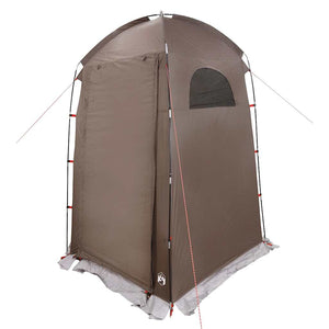 vidaXL Shower Tent Brown Waterproof