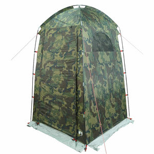 vidaXL Shower Tent Camouflage Waterproof