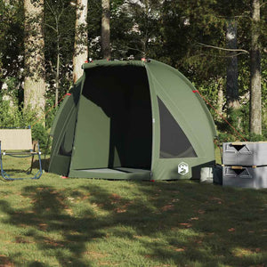 vidaXL Fishing Tent Olive Green Waterproof