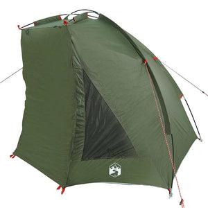 vidaXL Fishing Tent Olive Green Waterproof