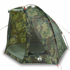 vidaXL Fishing Tent Camouflage Waterproof