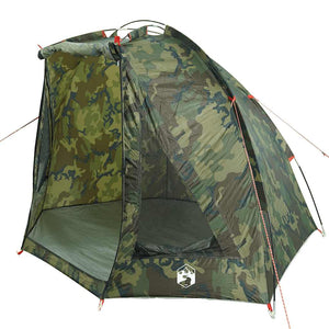 vidaXL Fishing Tent Camouflage Waterproof