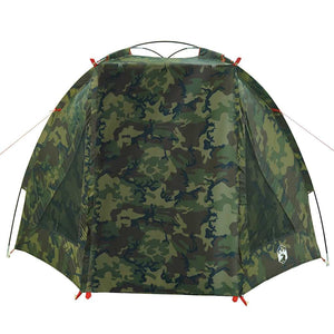 vidaXL Fishing Tent Camouflage Waterproof