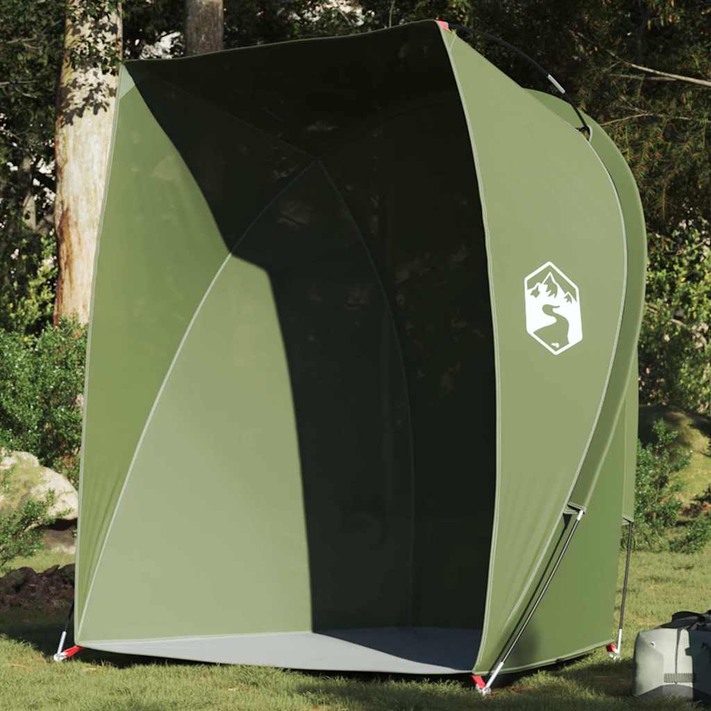 vidaXL Fishing Tent Olive Green Waterproof