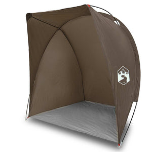 vidaXL Fishing Tent Brown Waterproof