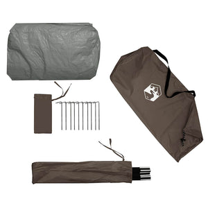 vidaXL Fishing Tent Brown Waterproof