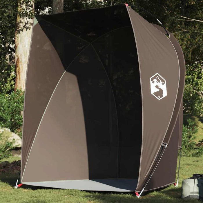 vidaXL Fishing Tent Brown Waterproof