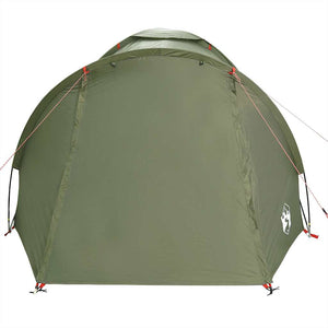 vidaXL Fishing Tent 2-Person Olive Green Waterproof