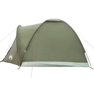 vidaXL Fishing Tent 2-Person Olive Green Waterproof