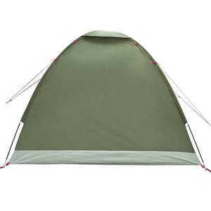 vidaXL Fishing Tent 2-Person Olive Green Waterproof