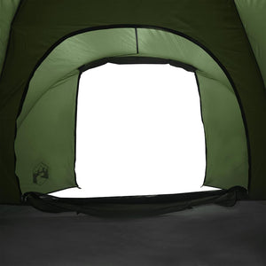 vidaXL Fishing Tent 2-Person Olive Green Waterproof