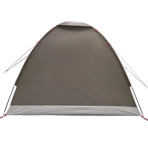 vidaXL Fishing Tent 2-Person Brown Waterproof