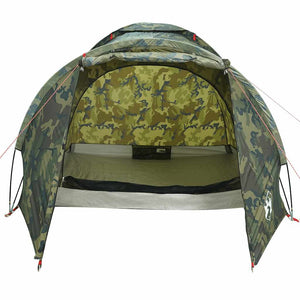 vidaXL Fishing Tent 2-Person Camouflage Waterproof