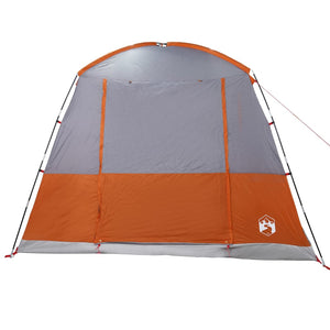 vidaXL Car Tent 4-Person Grey and Orange Waterproof