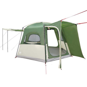 vidaXL Car Tent 4-Person Green Waterproof