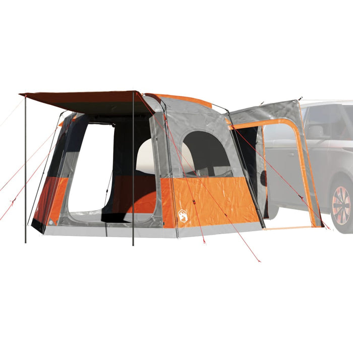 vidaXL Car Tent 4-Person Grey and Orange Waterproof