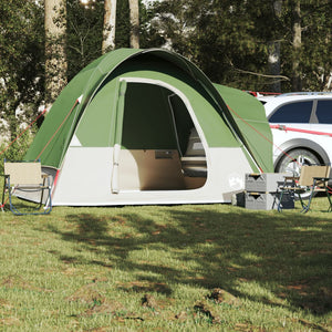 vidaXL Car Tent 4-Person Green Waterproof