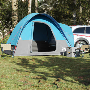 vidaXL Car Tent 4-Person Blue Waterproof