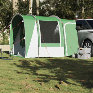 vidaXL Car Tent 4-Person Green Waterproof