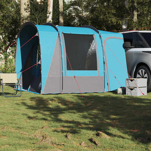 vidaXL Car Tent 4-Person Blue Waterproof