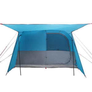 vidaXL Car Tent 4-Person Blue Waterproof