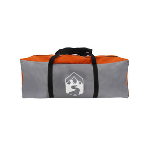 vidaXL Car Tent Grey and Orange Waterproof