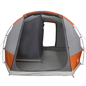 vidaXL Car Tent 2-Person Grey and Orange Waterproof