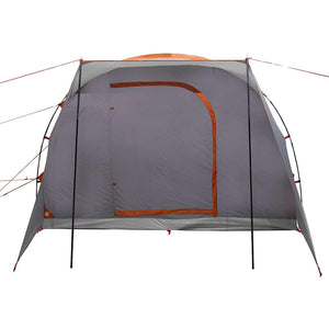 vidaXL Car Tent 2-Person Grey and Orange Waterproof