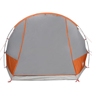 vidaXL Car Tent 2-Person Grey and Orange Waterproof