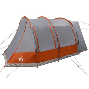 vidaXL Car Tent 2-Person Grey and Orange Waterproof