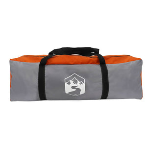 vidaXL Car Tent Grey and Orange Waterproof