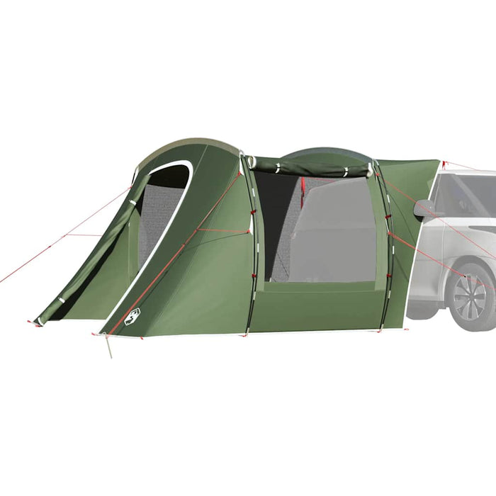 vidaXL Car Tent Green Waterproof