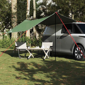 vidaXL Car Tent Green Waterproof