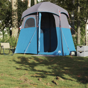 vidaXL Shower Tent 2-Person Blue Waterproof